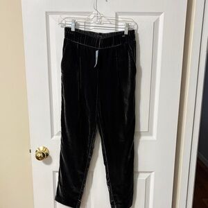 Ann Taylor Petite Velvet Joggers